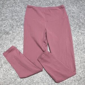 Yogalicious Lux Womens High Waisted Leggings Dusty Rose Pink Size S
